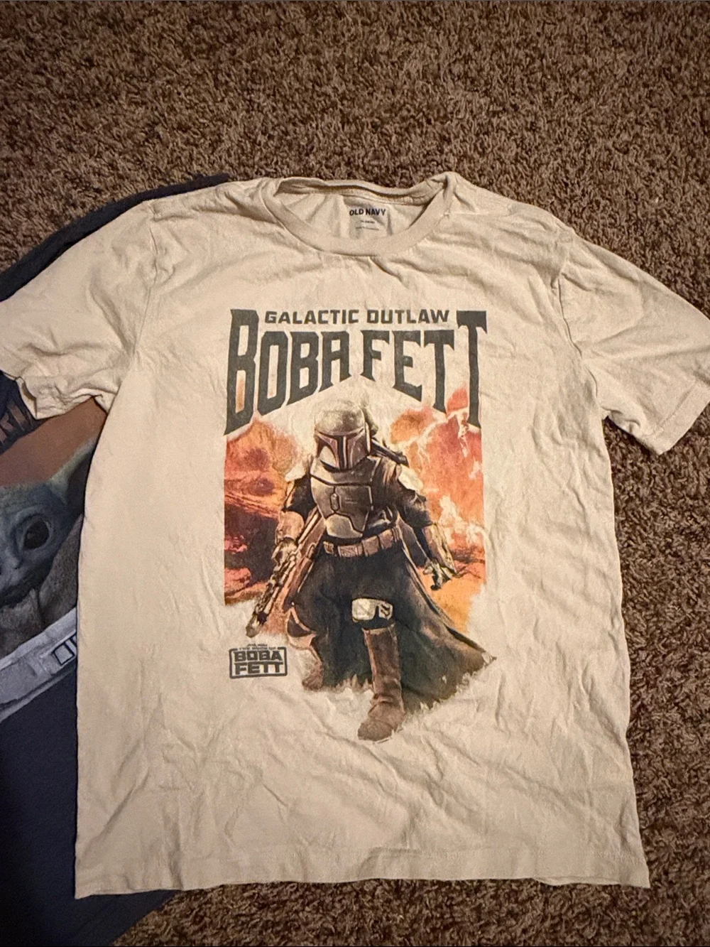 Old Navy Kids Star Wars Tees - Navy & Cream Graphic Shirts